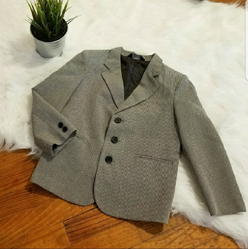 Sports jacket BLK wht size 6 blazer